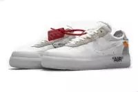 homme nike offxwhite air force 1 all white